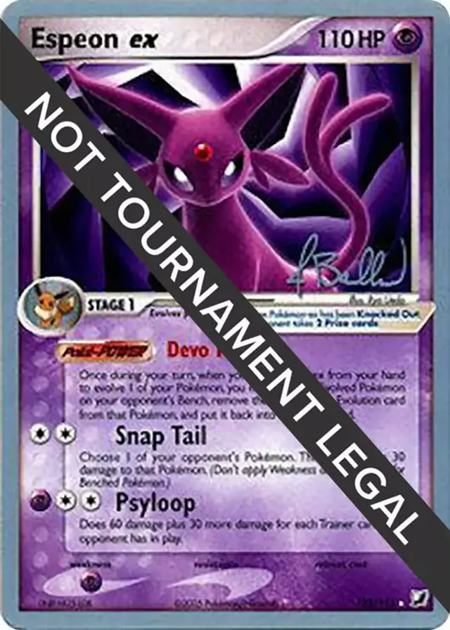 Espeon Ex - Pokemon World Championships 2006 #102