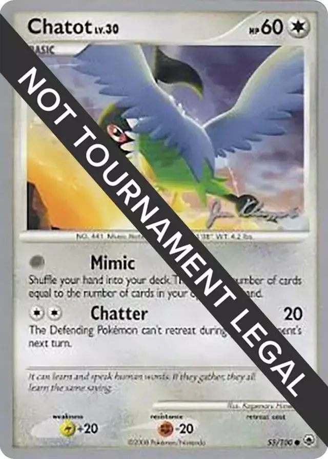 Chatot - Pokemon World Championships 2008 #55