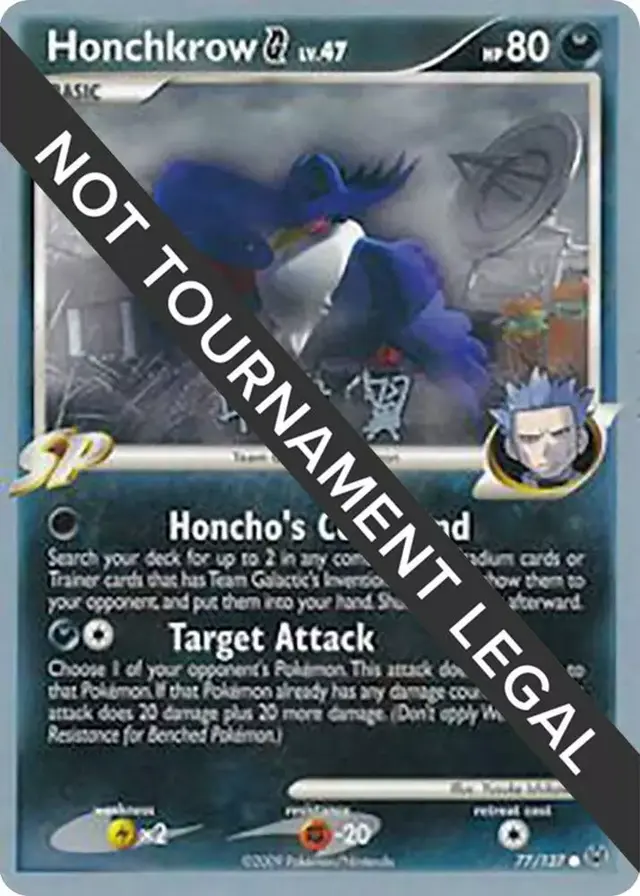Honchkrow G [Tsubasa Nakamura] - Pokemon World Championships 2009 #77