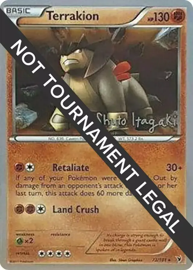 Terrakion [Shuto Itagaki] - Pokemon World Championships 2012 #73