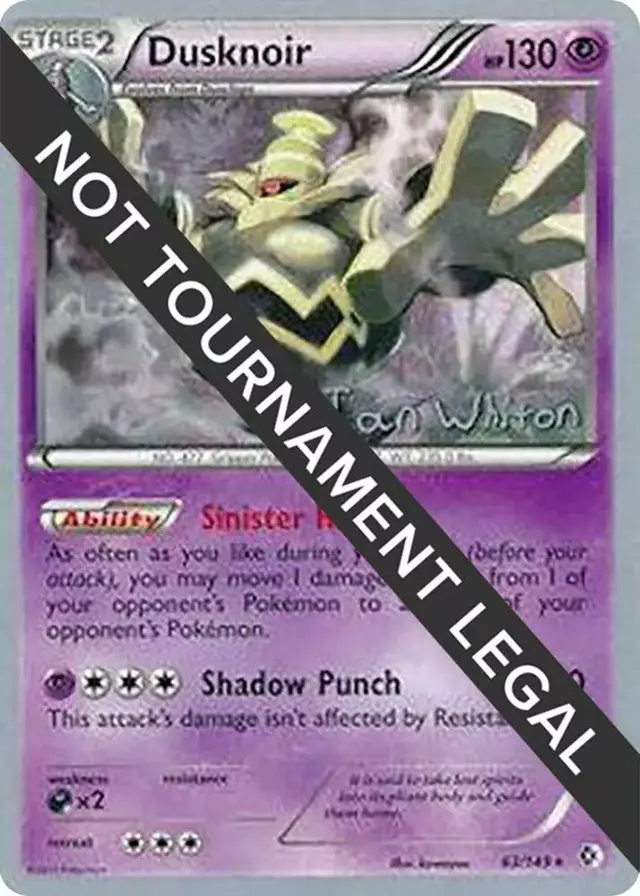 Dusknoir [Ian Whiton] - Pokemon World Championships 2013 #63