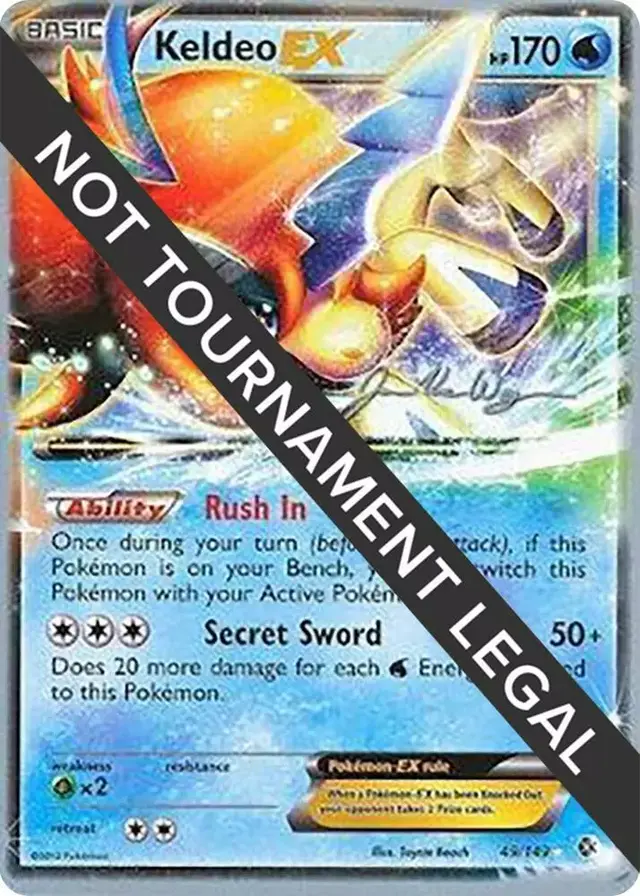 Keldeo EX - Pokemon World Championships 2015 #49