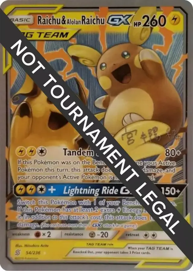 Raichu & Alolan Raichu GX - Pokemon World Championships 2019 #54