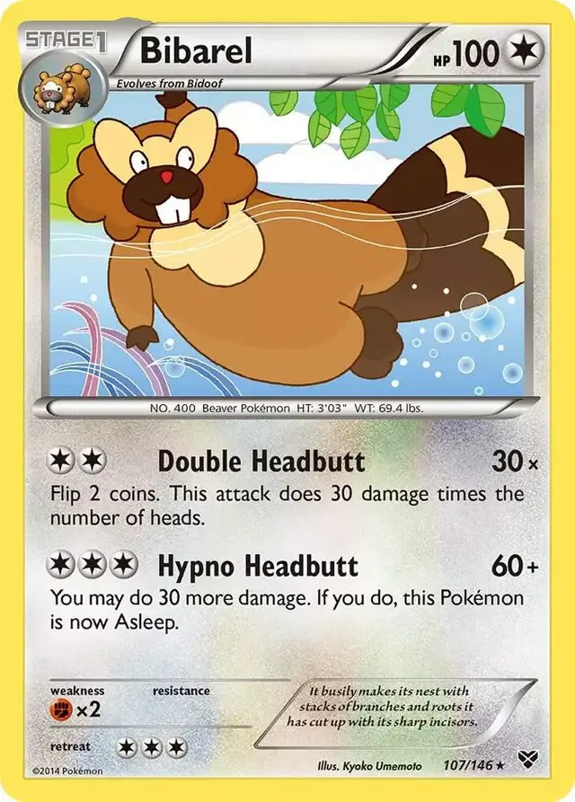 Bibarel [Reverse Holo]