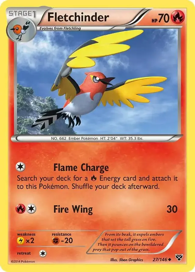 Fletchinder - Pokemon XY #27