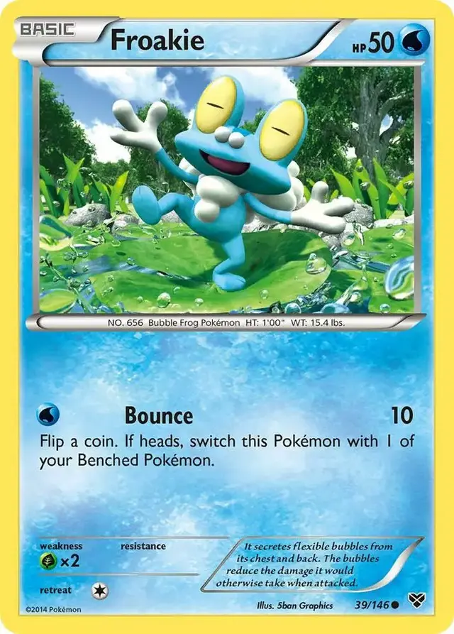Froakie [Reverse Holo] - Pokemon XY #39