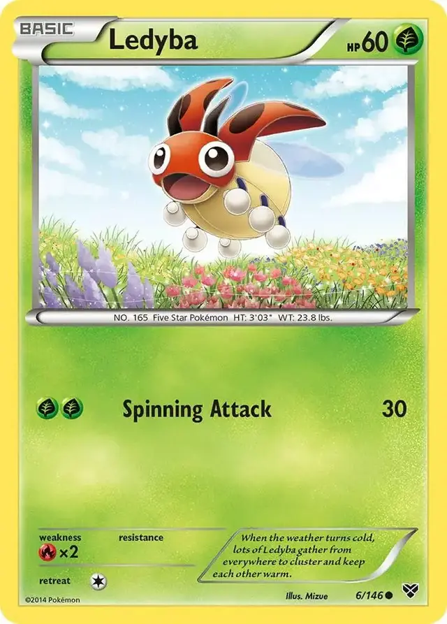 Ledyba [Reverse Holo] - Pokemon XY #6