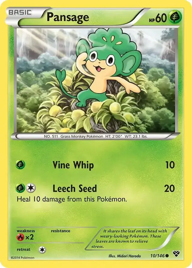 Pansage - Pokemon XY #10