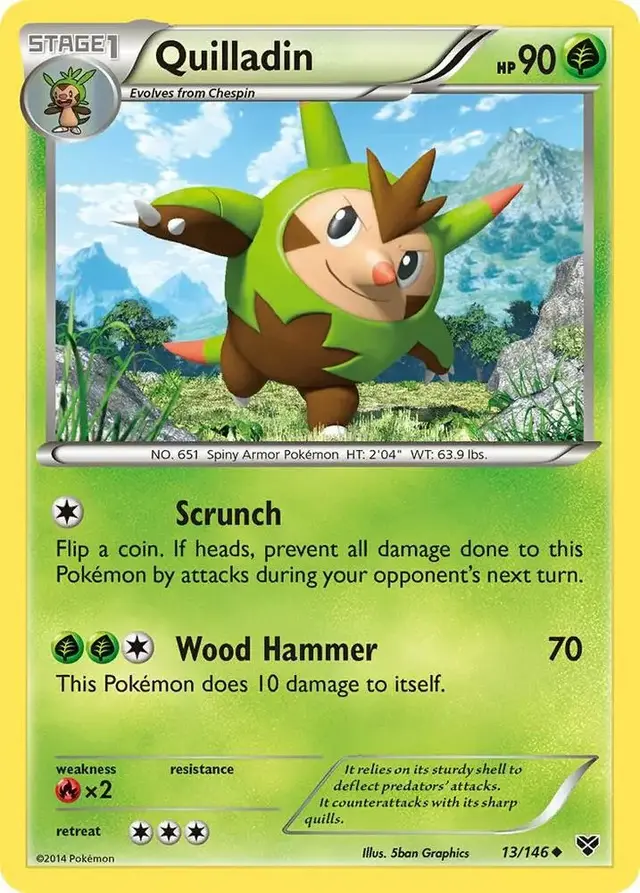 Quilladin - Pokemon XY #13