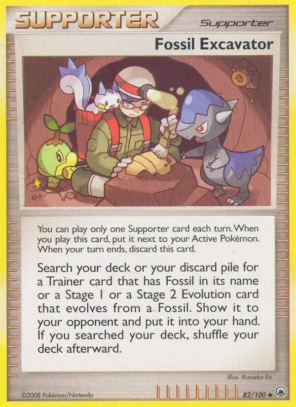 Fossil Excavator - Pokemon Majestic Dawn #82