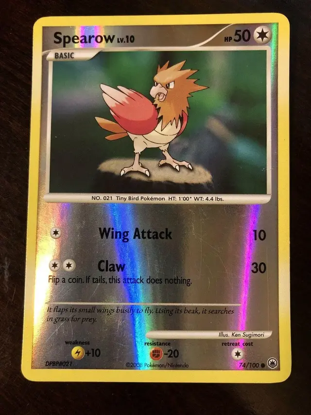 Spearow [Reverse Holo] - Pokemon Majestic Dawn #74