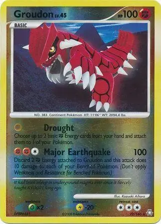 Groudon [Reverse Holo] - Pokemon Legends Awakened #29