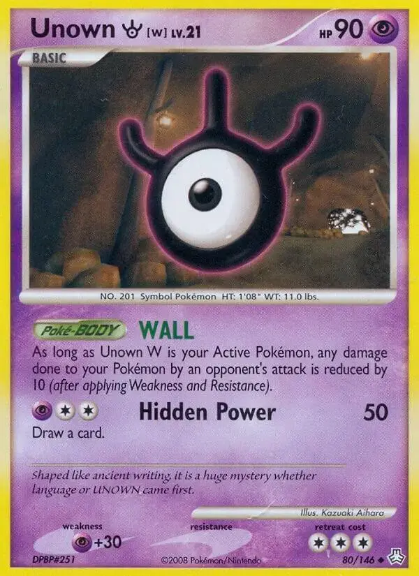 Unown W - Pokemon Legends Awakened #80
