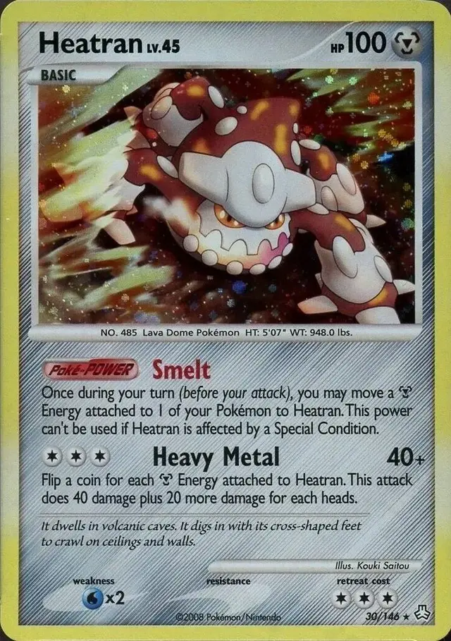 Heatran [Cosmos Holo] - Pokemon Legends Awakened #30
