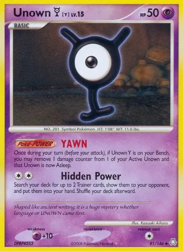 Unown Y - Pokemon Legends Awakened #81
