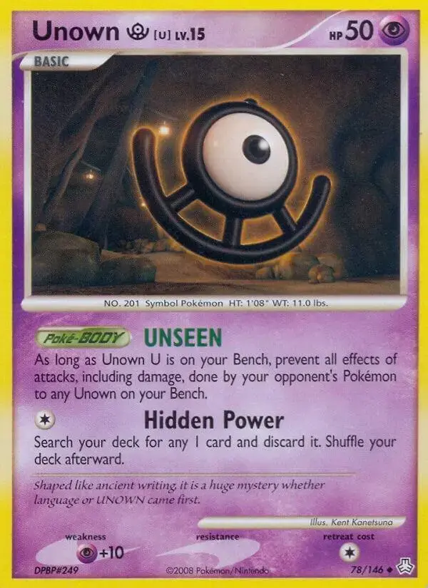 Unown U - Pokemon Legends Awakened #78