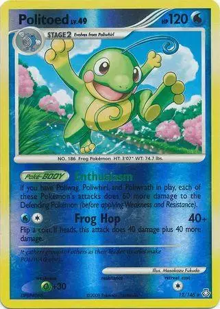 Politoed [Reverse Holo] - Pokemon Legends Awakened #12
