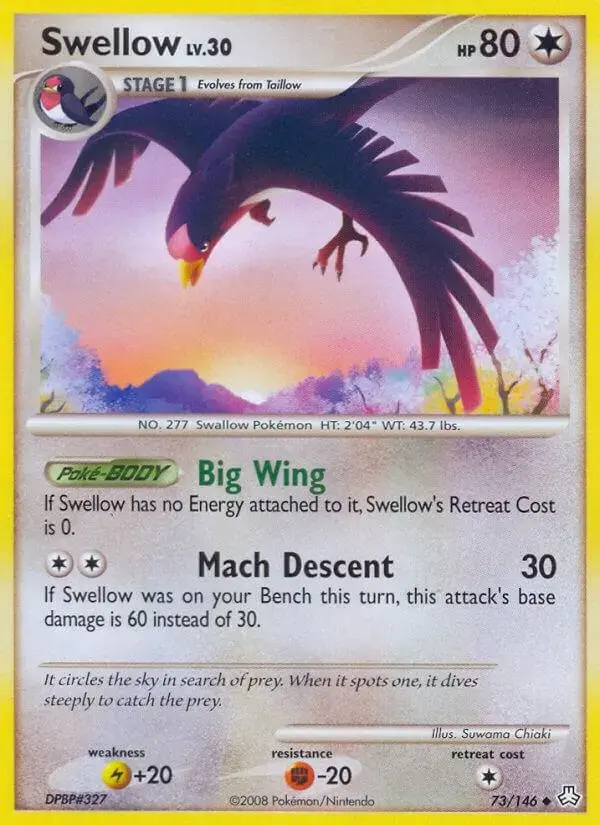 Swellow - Pokemon Legends Awakened #73