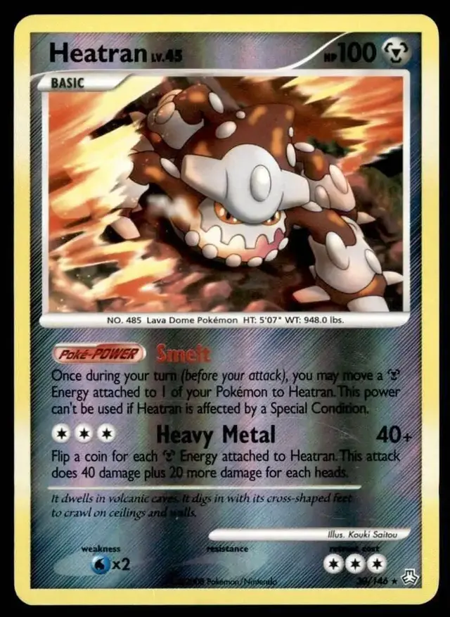 Heatran [Reverse Holo] - Pokemon Legends Awakened #30