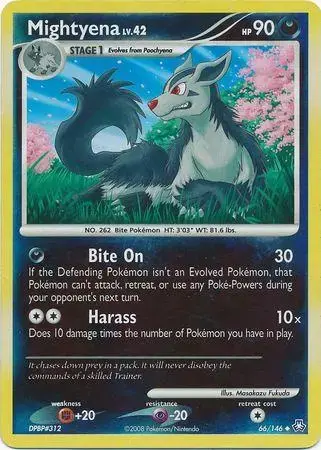 Mightyena [Reverse Holo] - Pokemon Legends Awakened #66