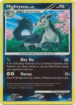 Mightyena [Reverse Holo] - Pokemon Legends Awakened