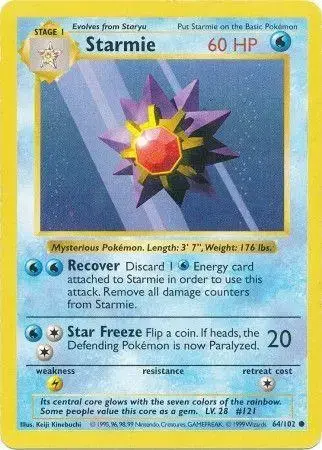 Starmie [Shadowless]