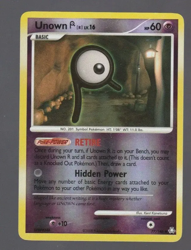 Unown R [Reverse Holo] - Pokemon Legends Awakened #77