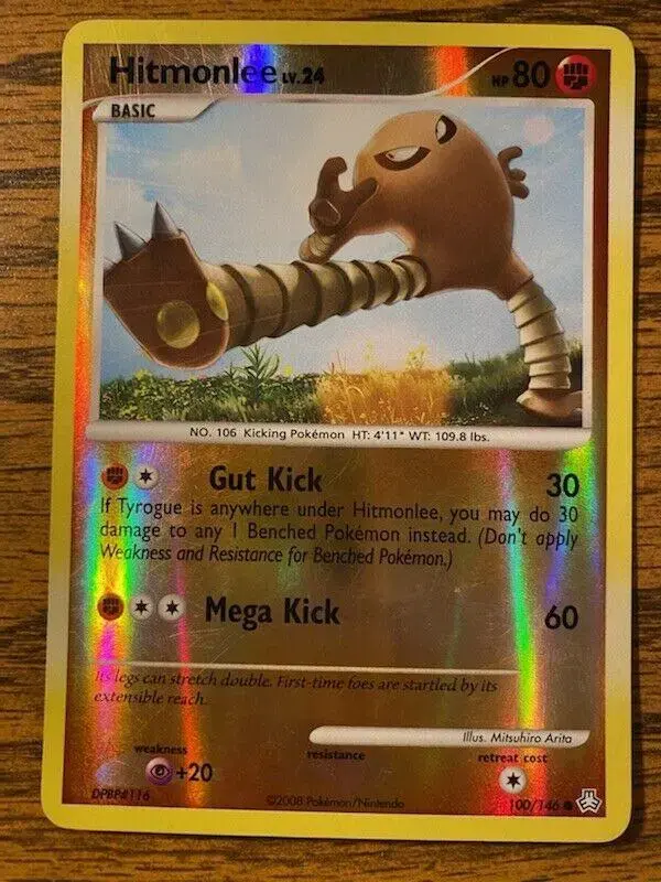 Hitmonlee [Reverse Holo]