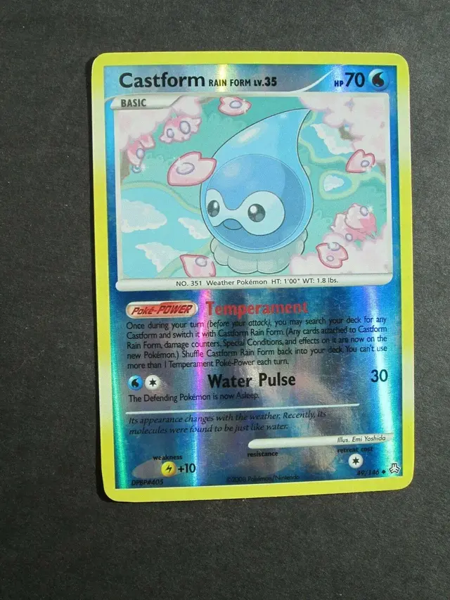 Castform Rain Form [Reverse Holo] - Pokemon Legends Awakened #49