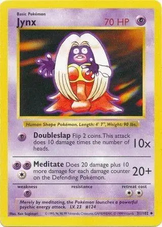Jynx [Shadowless] - Pokemon Base Set #31