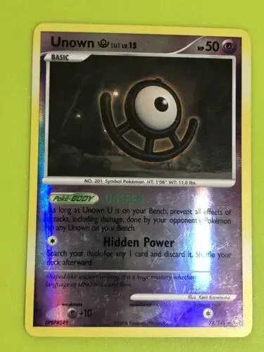 Unown U [Reverse Holo] - Pokemon Legends Awakened #78