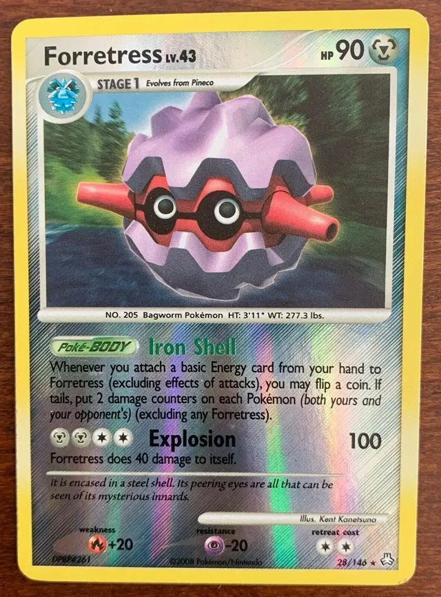 Forretress [Reverse Holo] - Pokemon Legends Awakened #28