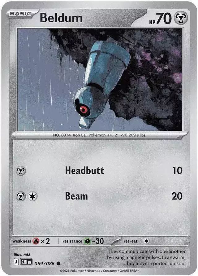 Beldum - Pokemon Chaos Rising #59