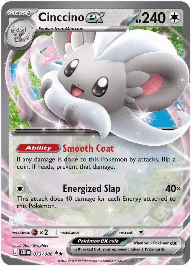 Cinccino ex - Pokemon Chaos Rising #73
