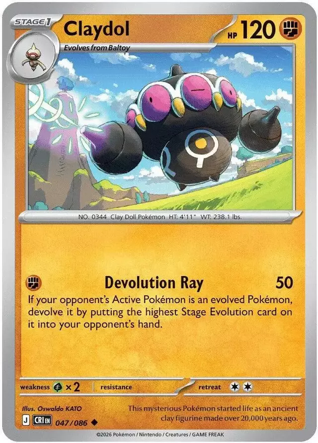Claydol - Pokemon Chaos Rising #47
