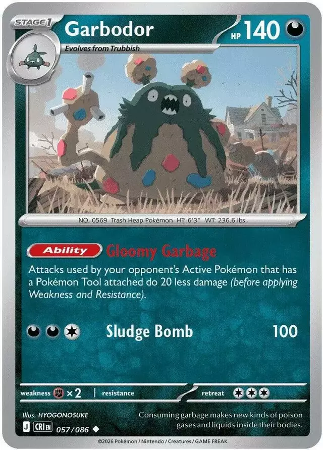 Garbodor - Pokemon Chaos Rising #57