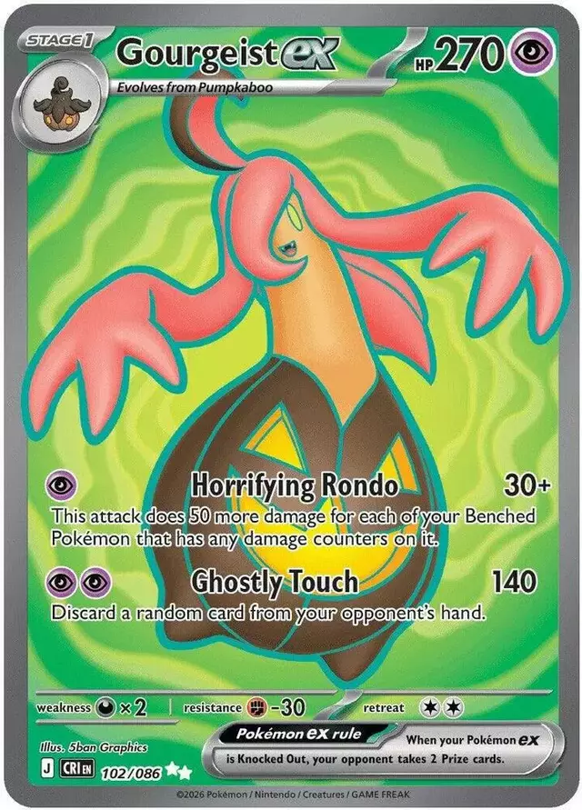 Gourgeist ex - Pokemon Chaos Rising #102