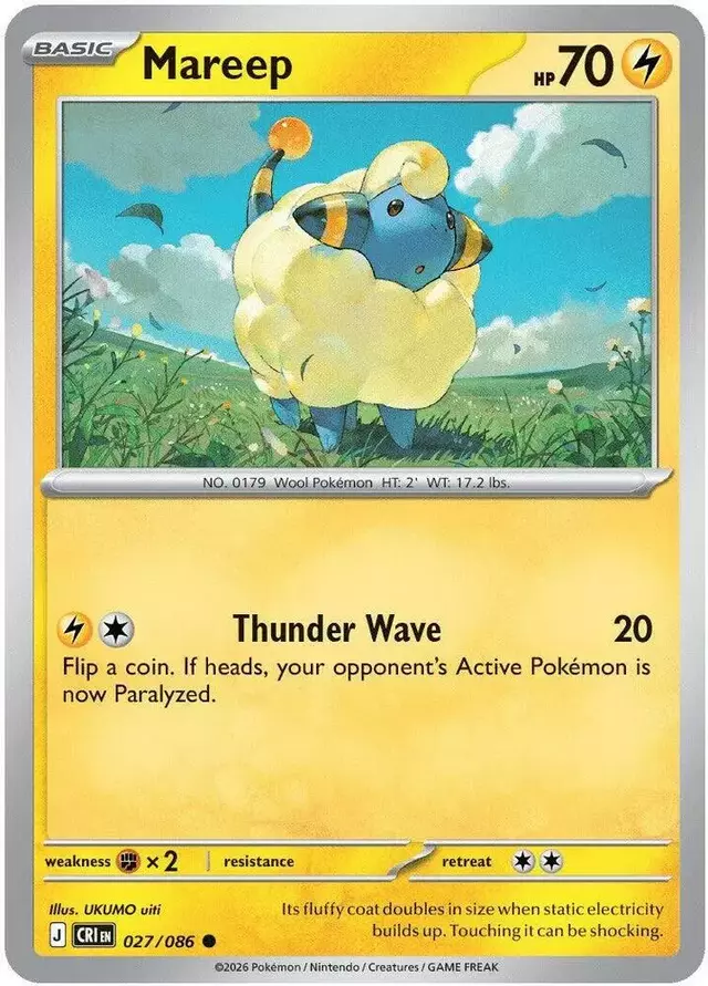 Mareep - Pokemon Chaos Rising #27