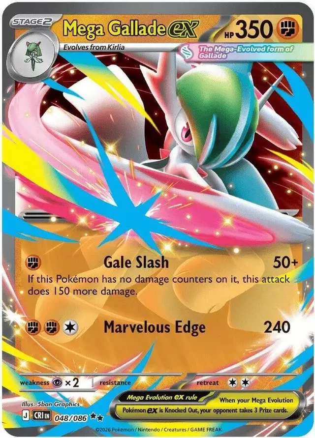 Mega Gallade ex - Pokemon Chaos Rising #48