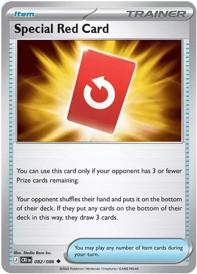 Special Red Card - Pokemon Chaos Rising #82