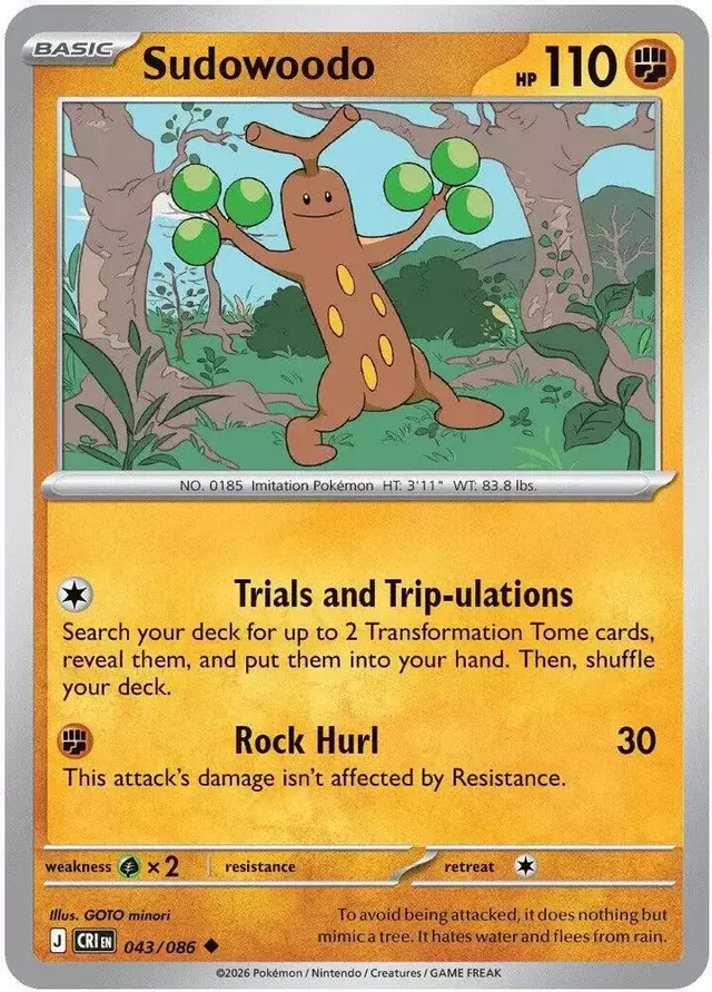 Sudowoodo - Pokemon Chaos Rising #43