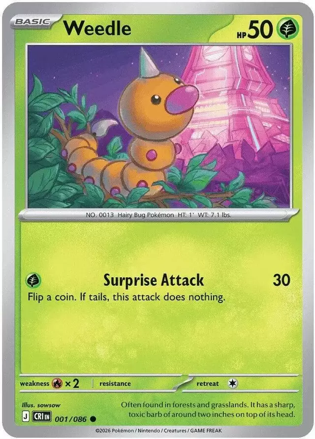 Weedle - Pokemon Chaos Rising #1