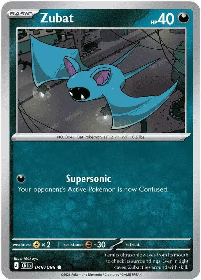 Zubat - Pokemon Chaos Rising #49