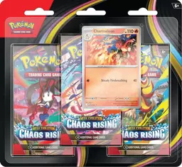 3 Pack Blister: Charmeleon - Pokemon Chaos Rising