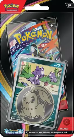 Single Pack Blister: Toxel - Pokemon Chaos Rising