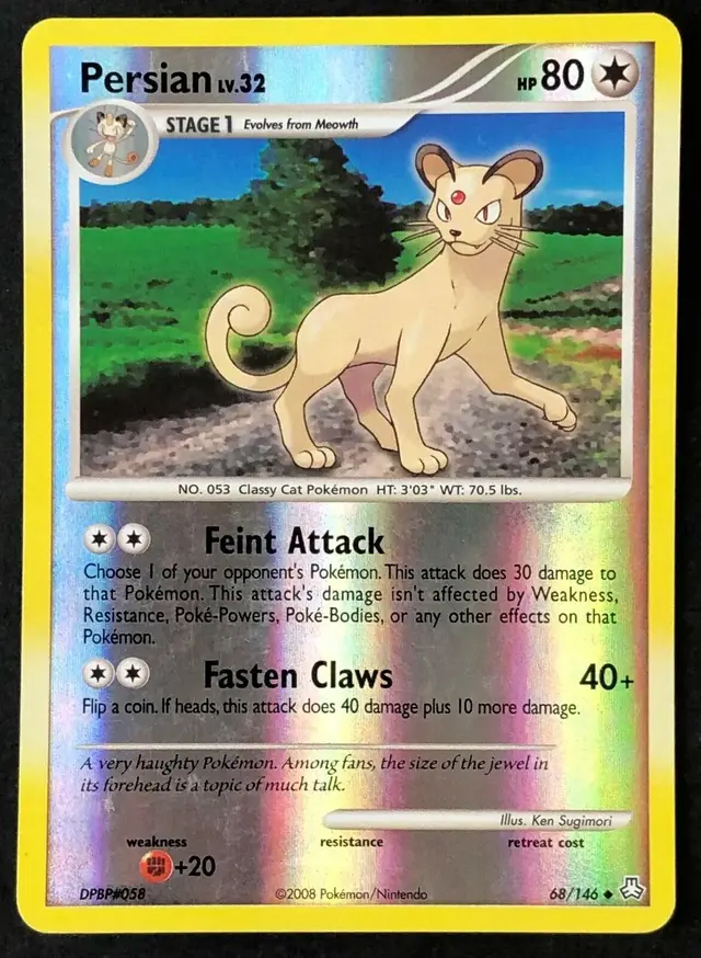 Persian [Reverse Holo] - Pokemon Legends Awakened #68