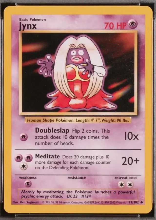 Jynx [1999-2000] - Pokemon Base Set #31