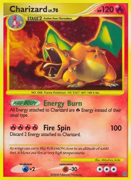 Charizard #103 - Pokemon Stormfront
