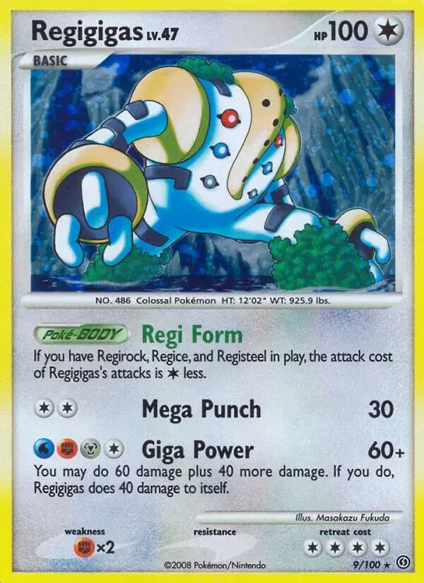 Regigigas - Pokemon Stormfront #9