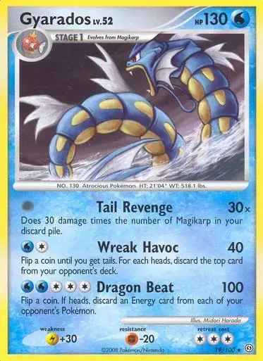 Gyarados [Holo] - Pokemon Stormfront #19